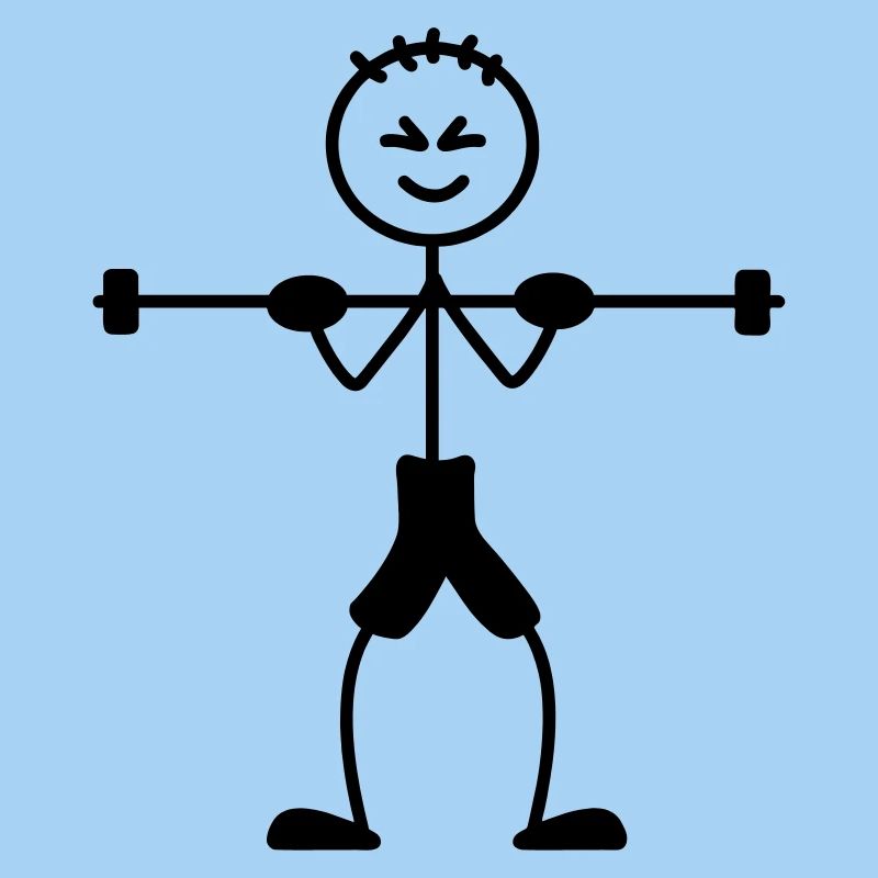Krafttraining mit viel Gewicht