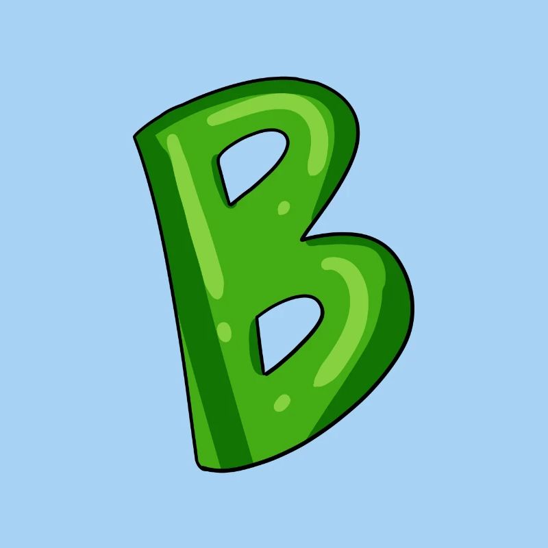 B