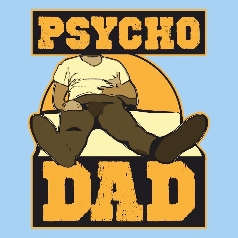 Psycho Dad watching Bundy on the sofa Psycho Dad