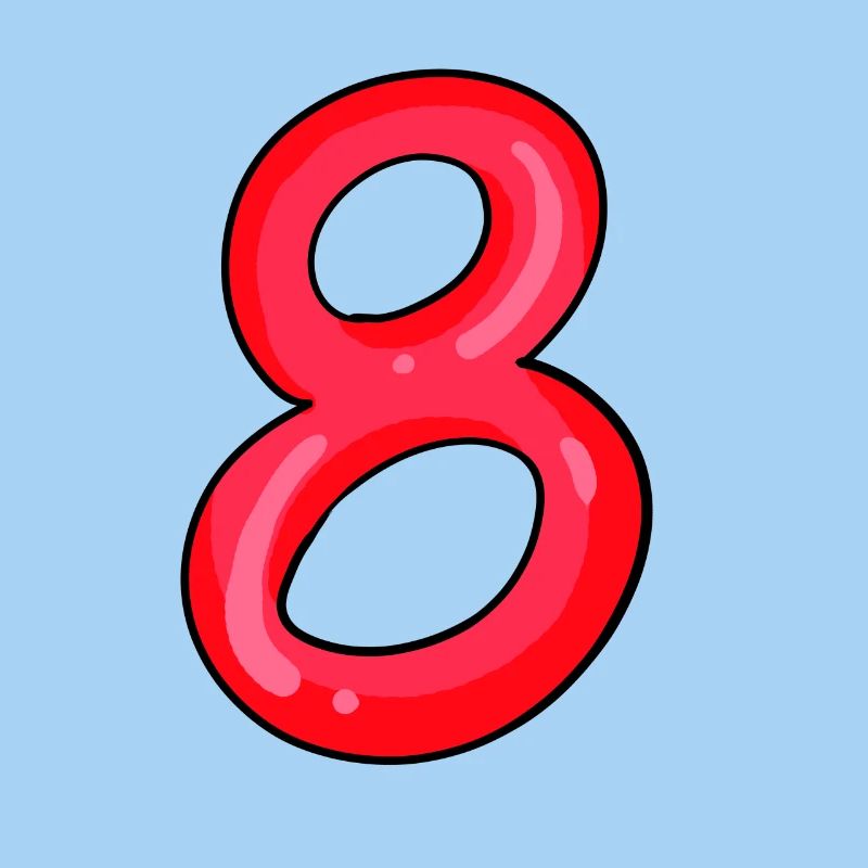 8 rouge