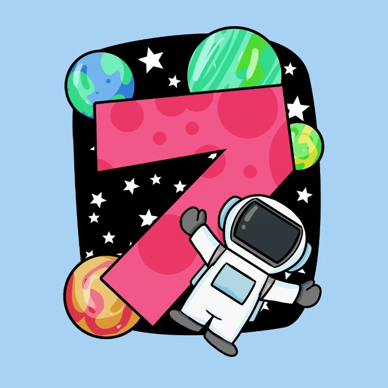 7 Geburtstag Junge - 7 Jahre alt - Ich bin 7