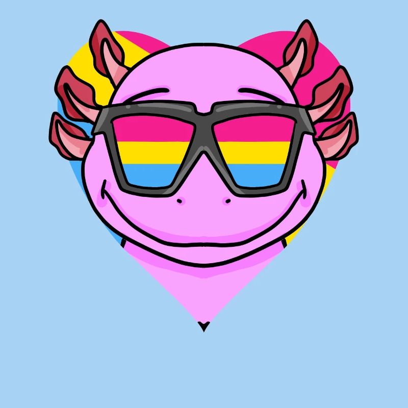 Pansexual Axolotl Gift