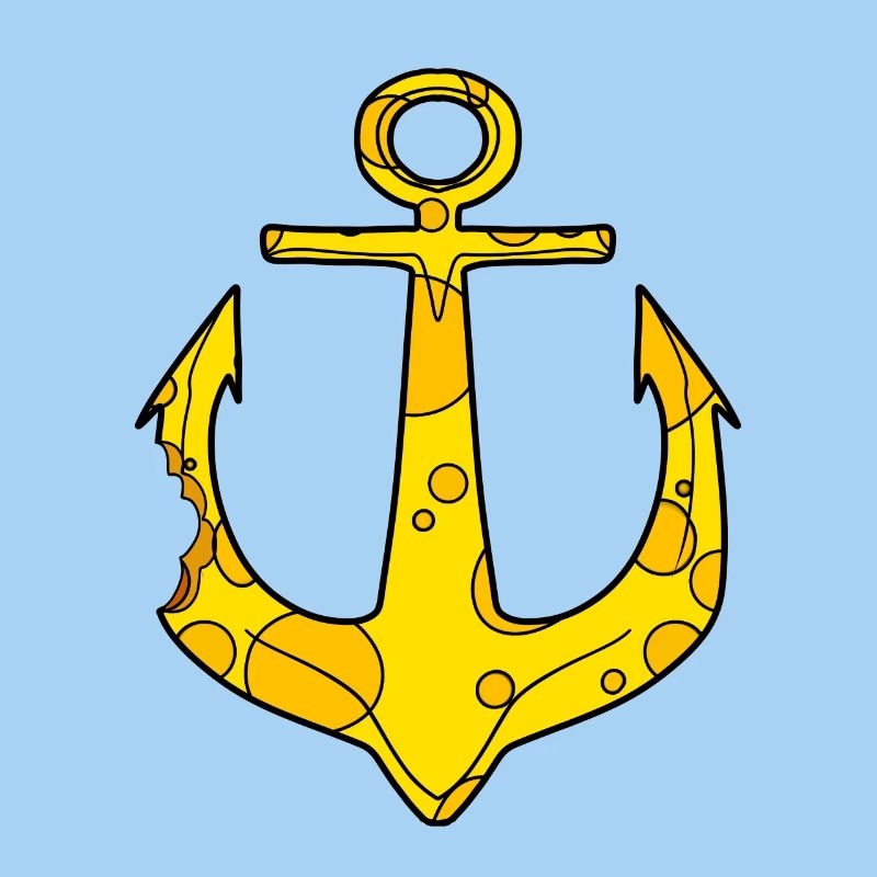 Cheese anchor funny captain
