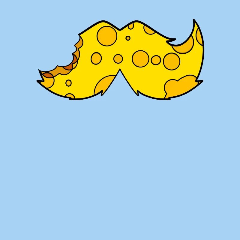 Käse Schnurrbart Bart