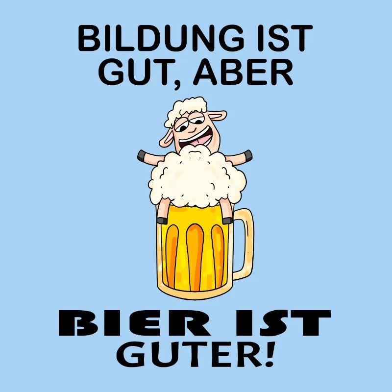Lustiger Bier Spruch