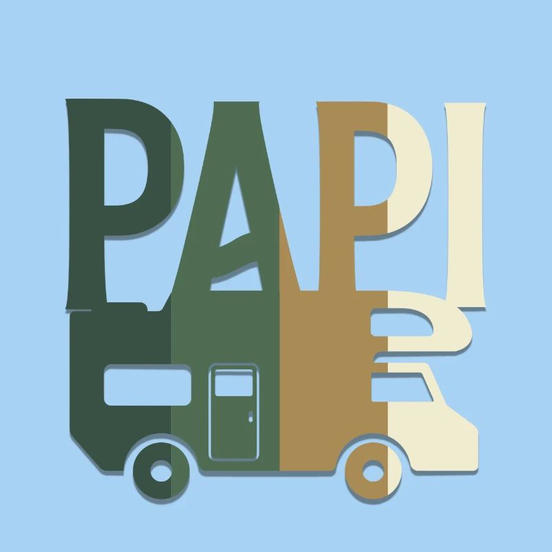 PAPI en Camping-car camouflage chasse et pêche