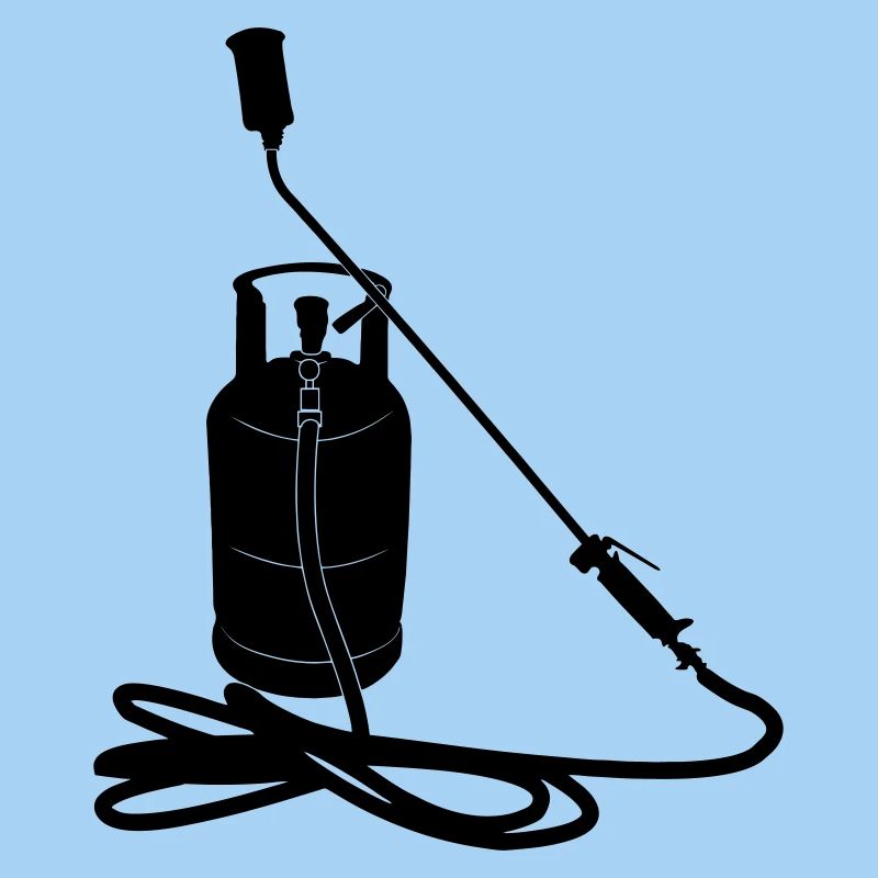 Gas burner shadow image