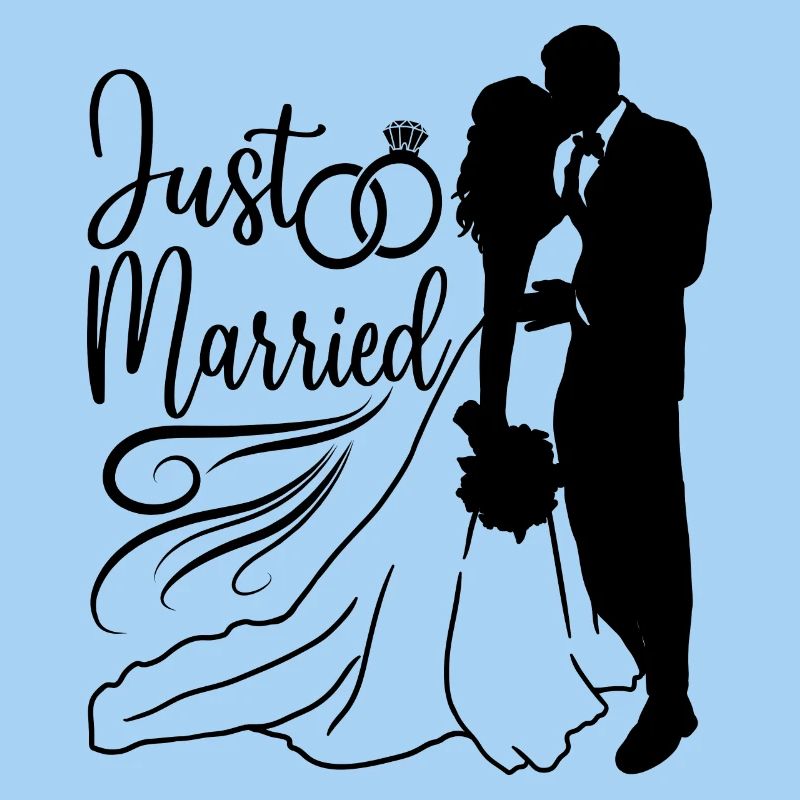 Nur verheiratetes Paar Ehefrau Ehemann