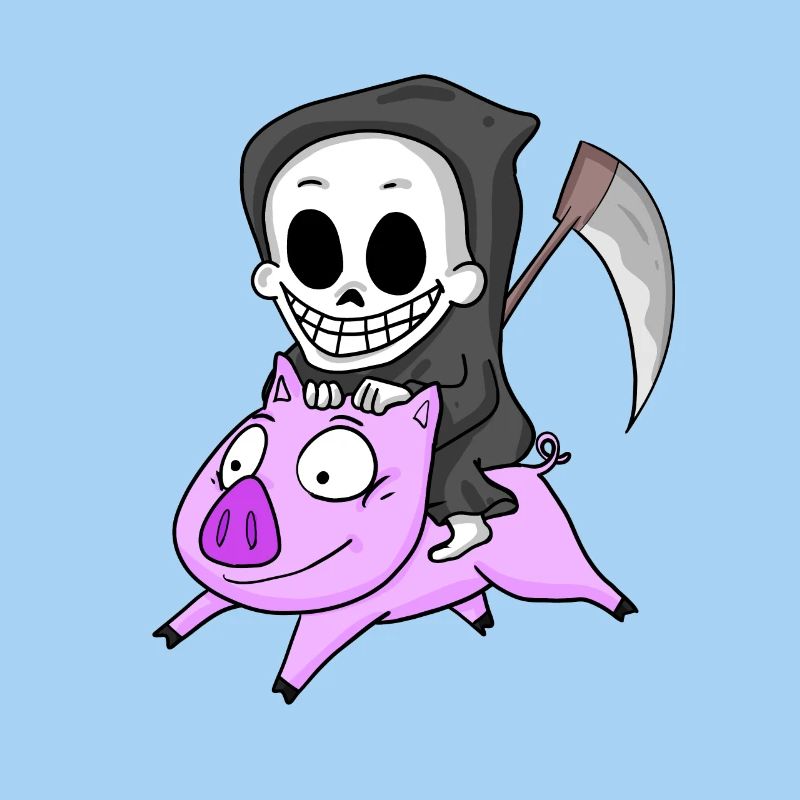 Grim Reaper Pig