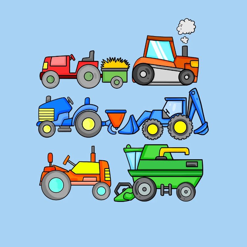 Construction site vehicles