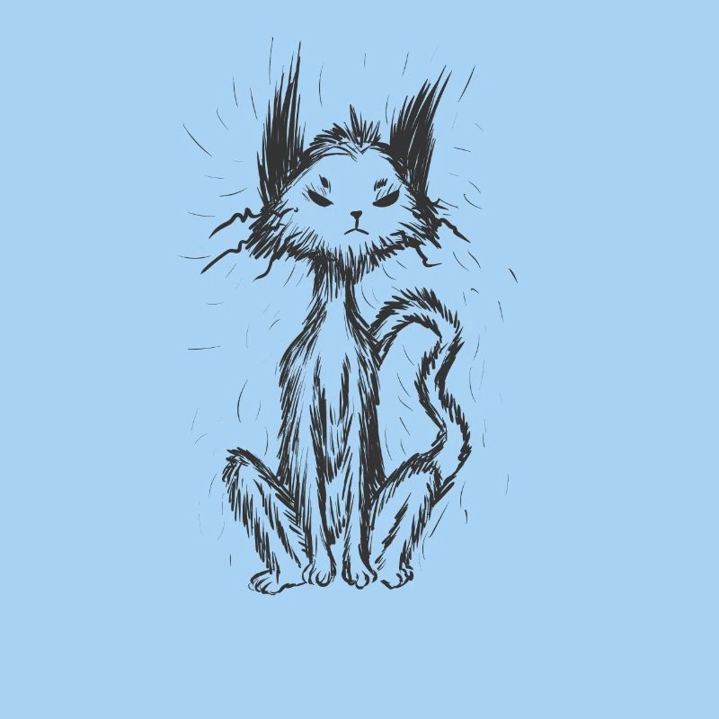Gothic Cat Horror Melancholy