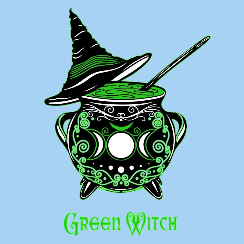 Cauldron Witch Green Witch Cauldron