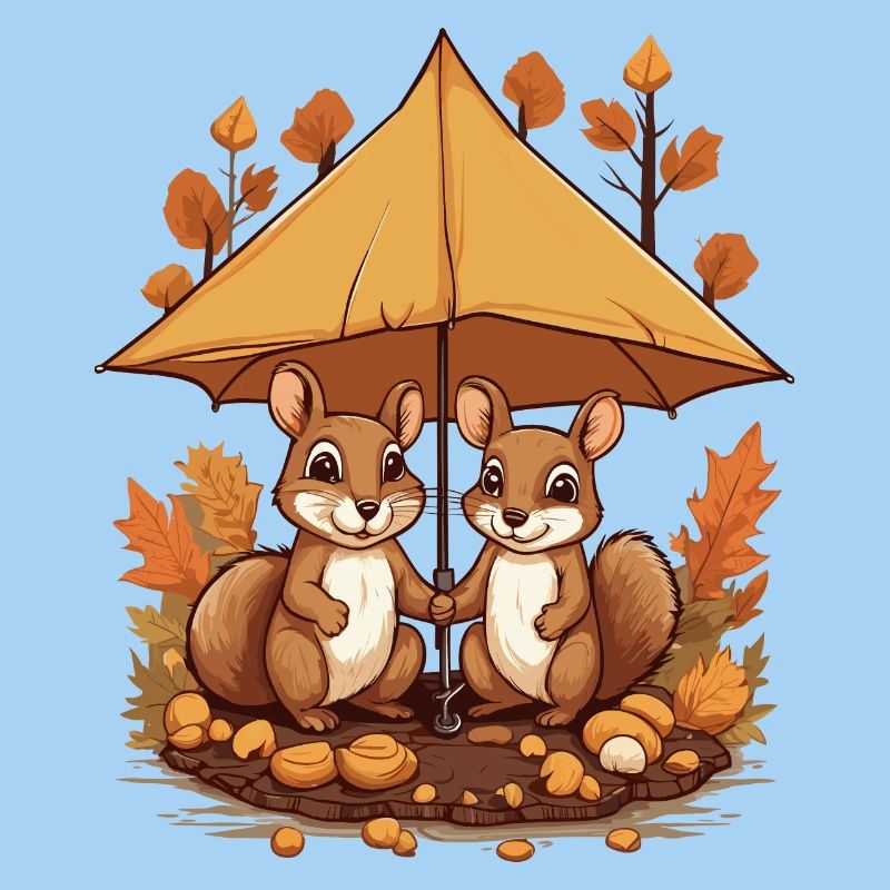 Süße Eichhörnchen