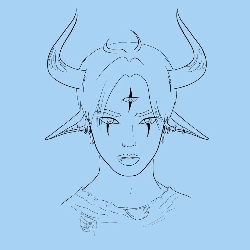 Inccubus Demon | Occult | Devil Horns | Piercing