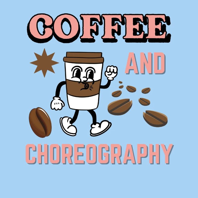 Professeur De Danse Drôle Disant Café Et Chorégraphie