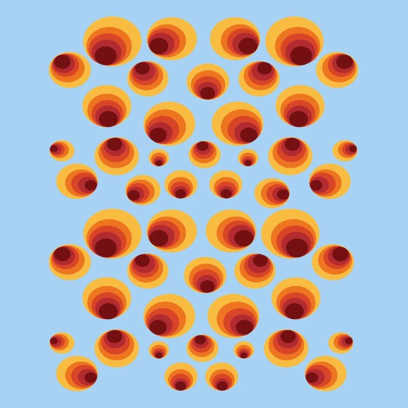 50 ' s 60 ' s Polka Dot Circle Style Pattern