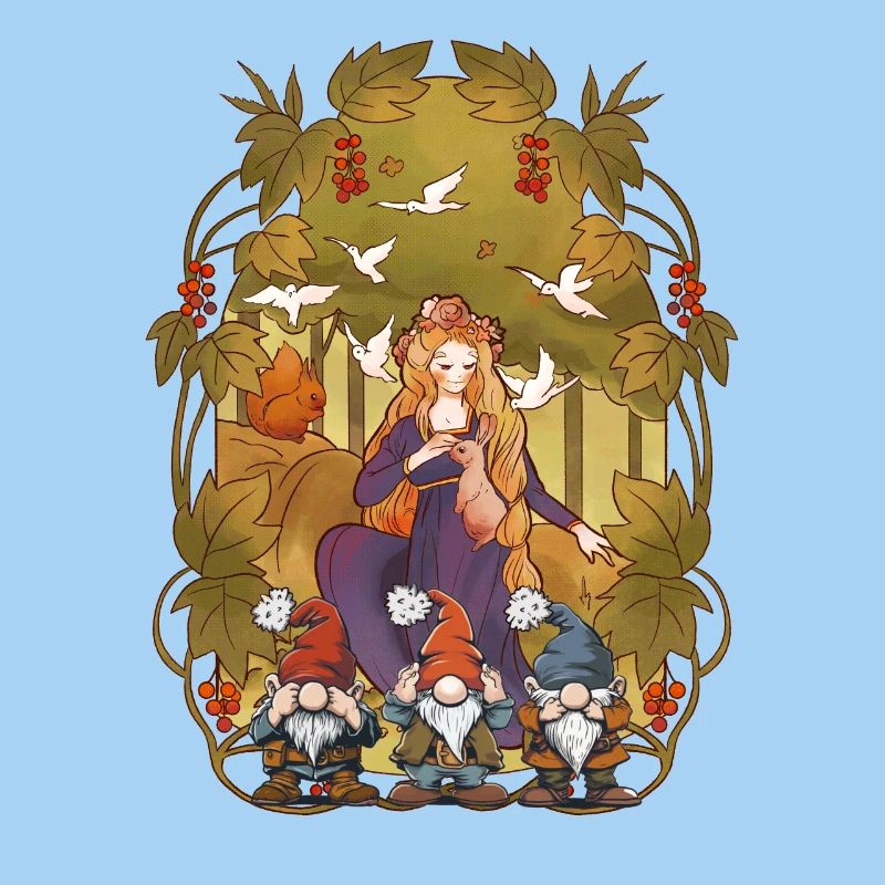 Waldbewohner Märchenfigur Kinder Märchen Zwerge