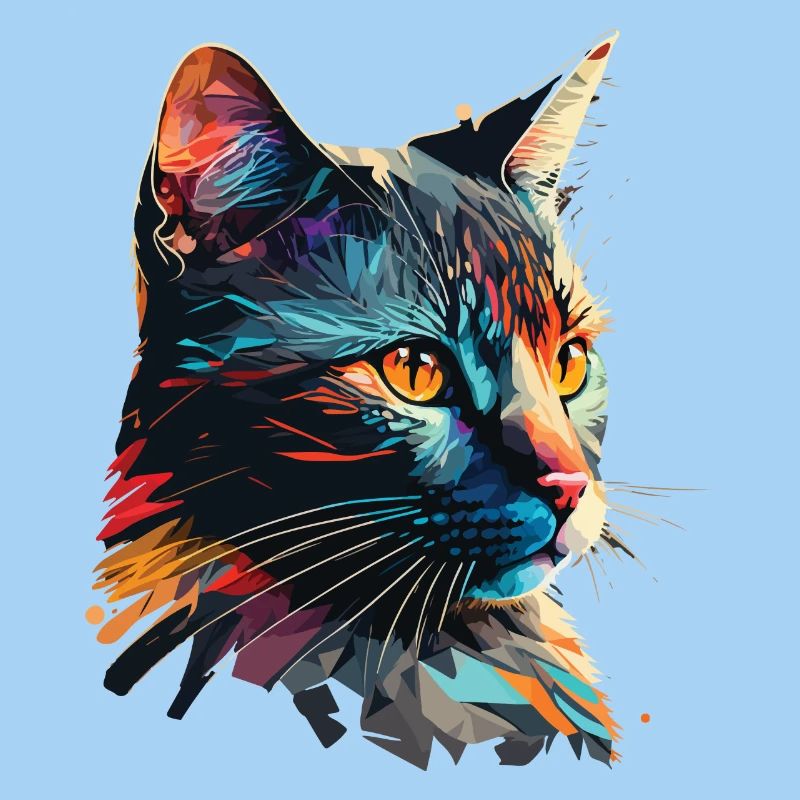 Bunte Katze