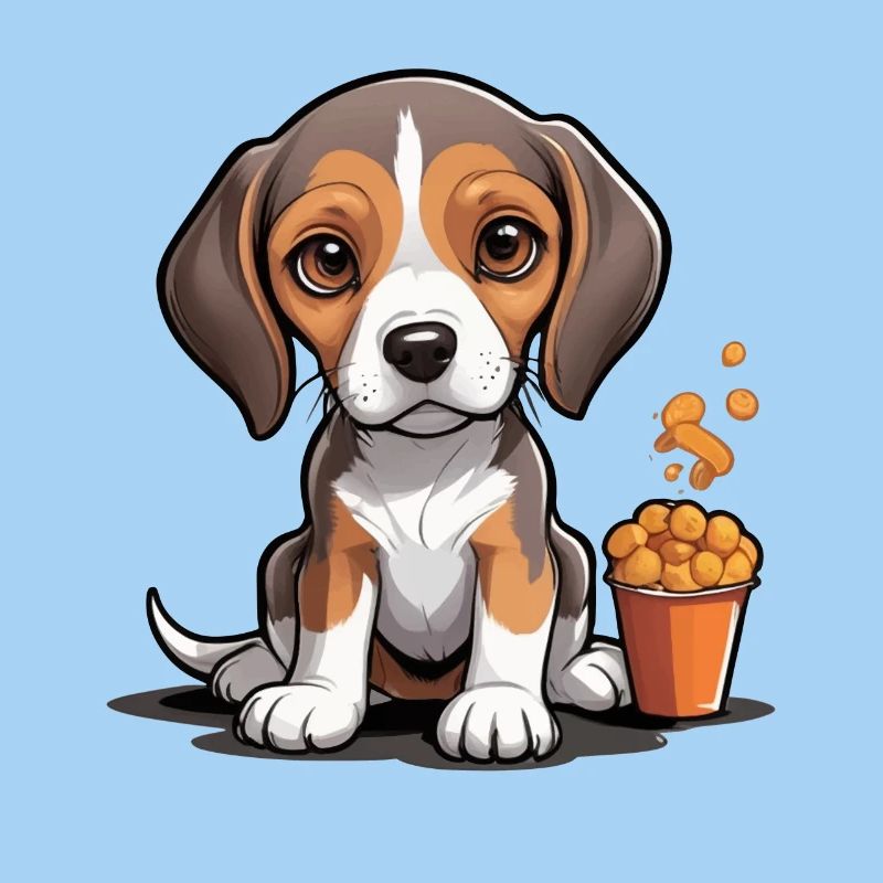 Beagle Snack Time