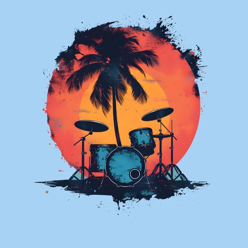 Drumkit Zeichnung