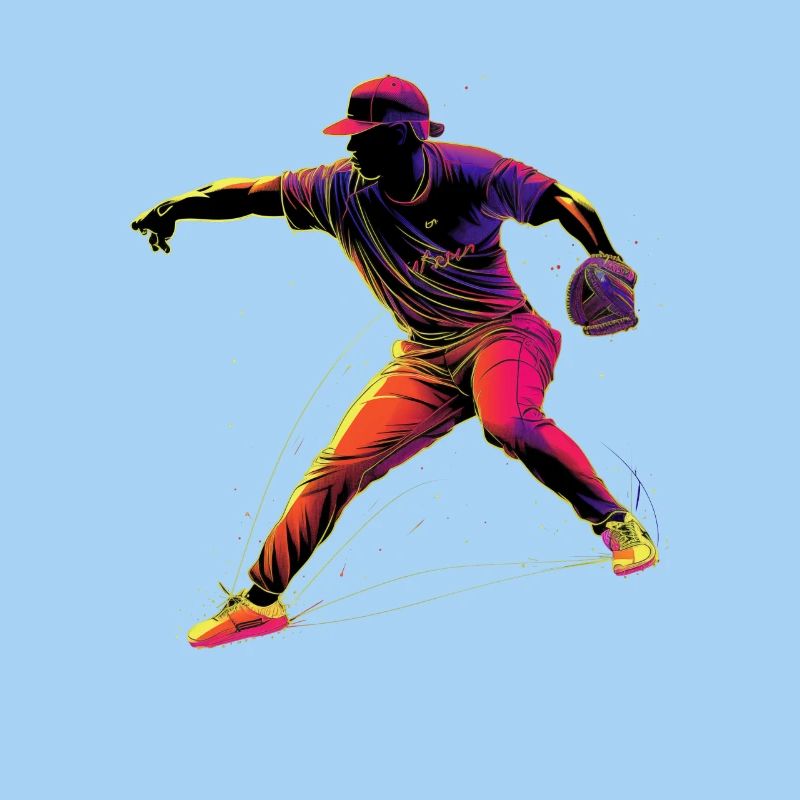Baseballer Retrowave