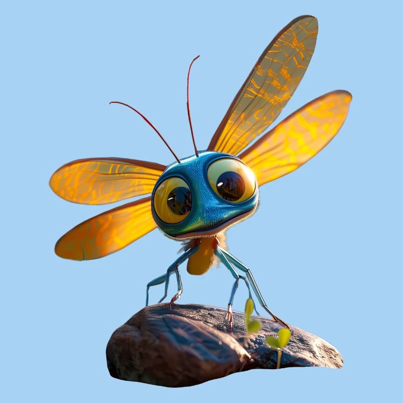 Libellule Libellule Ailes Colorées Libellules Mignonnes
