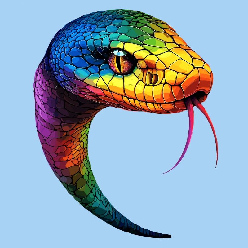 Snake Python Cobra Mamba Rattlesnake Snake