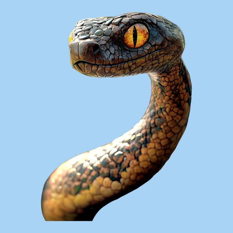 Serpent Python Cobra Mamba Serpent à sonnettes Serpent