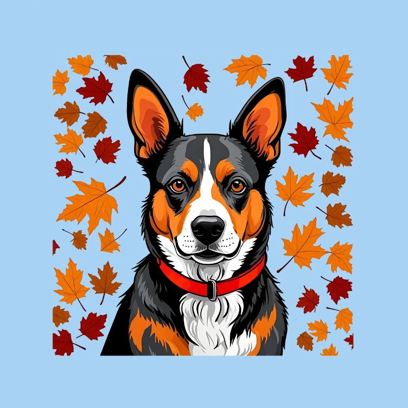 Herbst-Hund