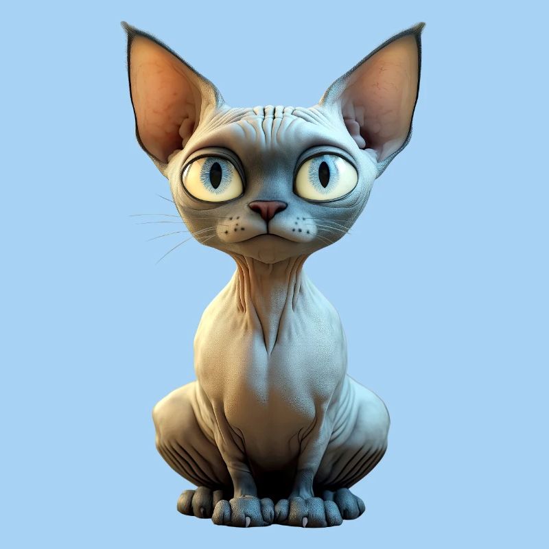 Chat Sphynx Chat Sphynx Chat Canadien Mignon Sphinx