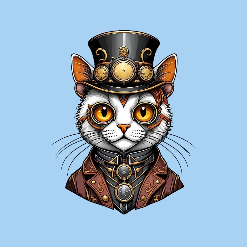 Steampunk-Katze