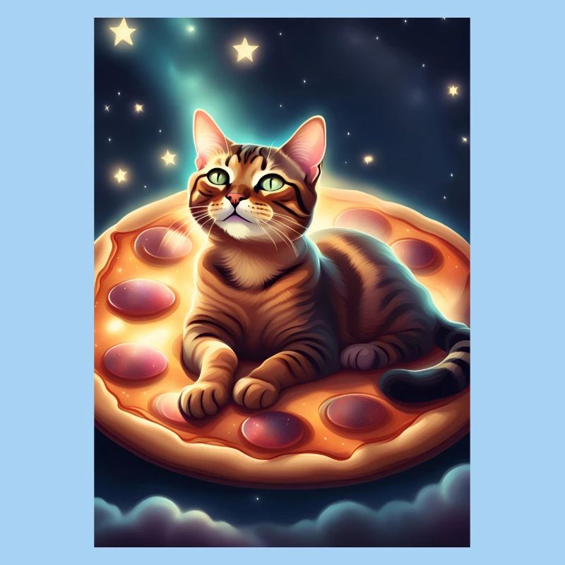 Pizza-Katze