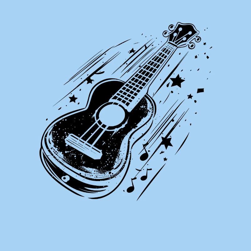 Ukulele Zeichnung