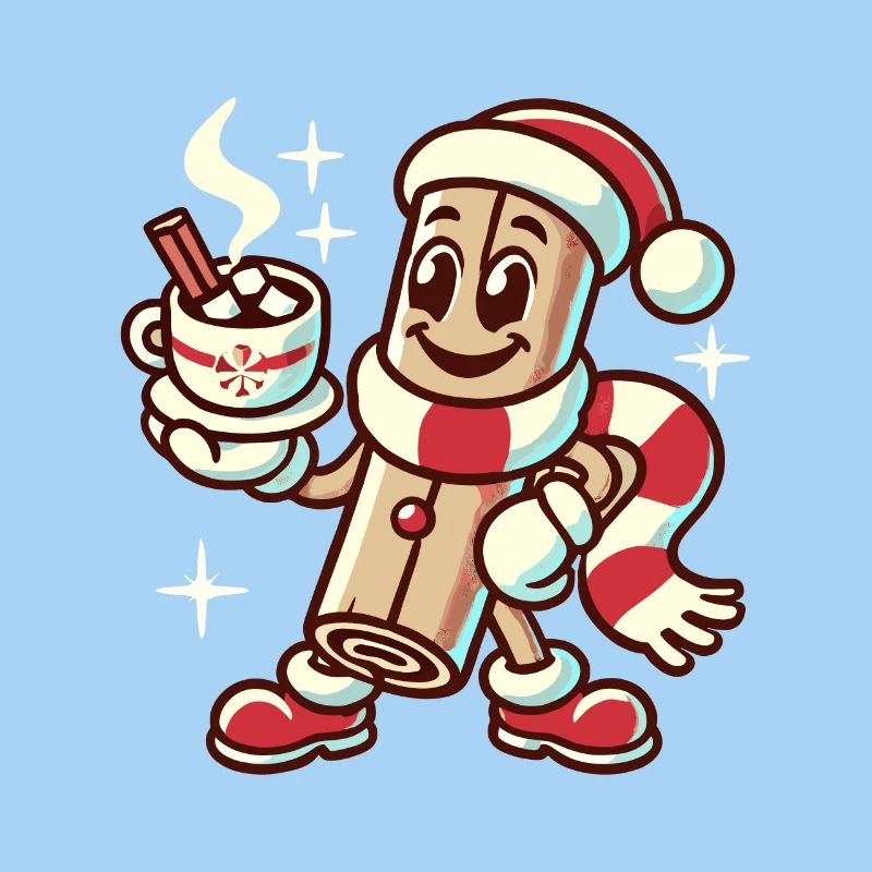 Cannelle et chocolat chaud Noël