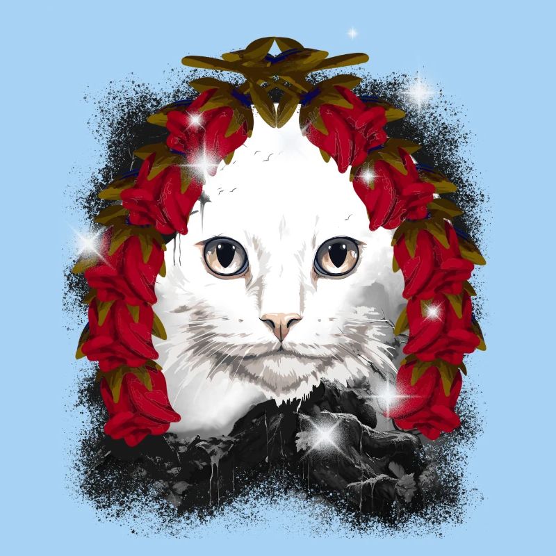 Weihnachtsgeschenk Katze Märchen Märchenfigur Xmas
