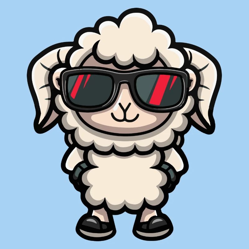 Schaf Comic Cool