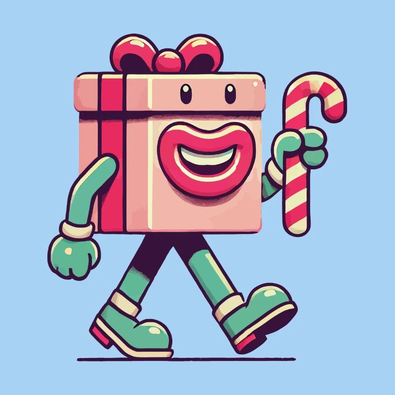 Fröhliches Weihnachtsgeschenk Maskottchen