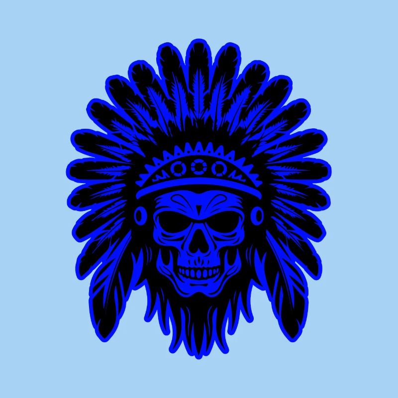 Apache Totenkopf Indianer