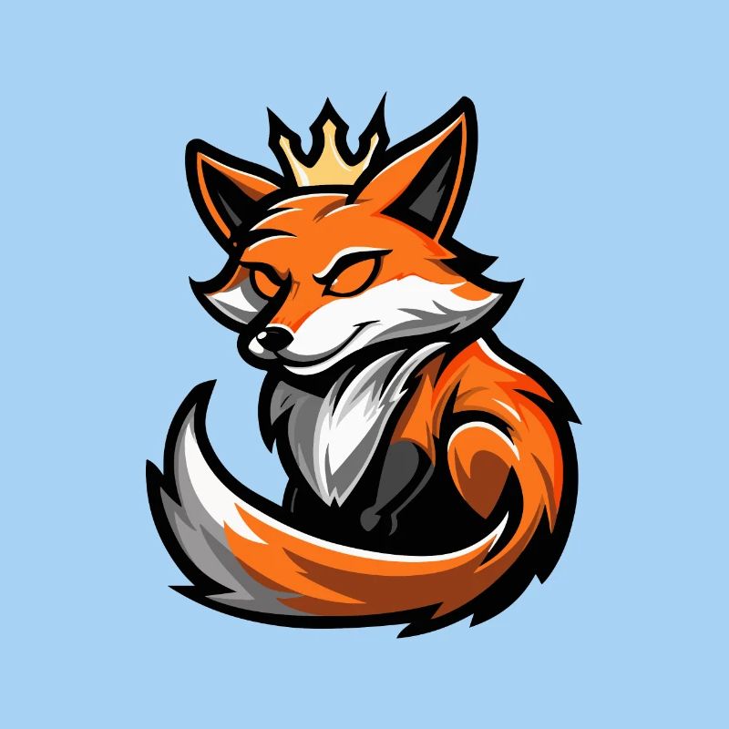 Couronne de dessin animé Fox