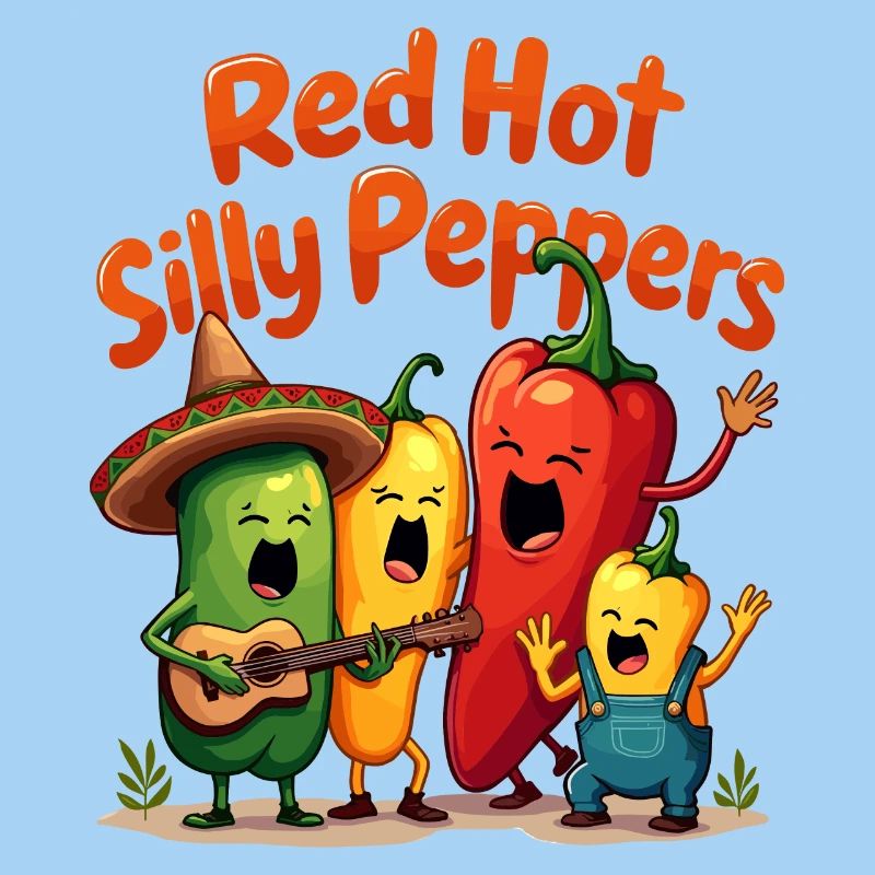 Piments ridicules rouges