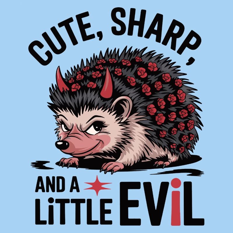 Cute, Sharp, and a Little Evil Hedgehog