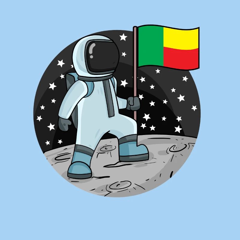 Drapeau astronaute Bénin