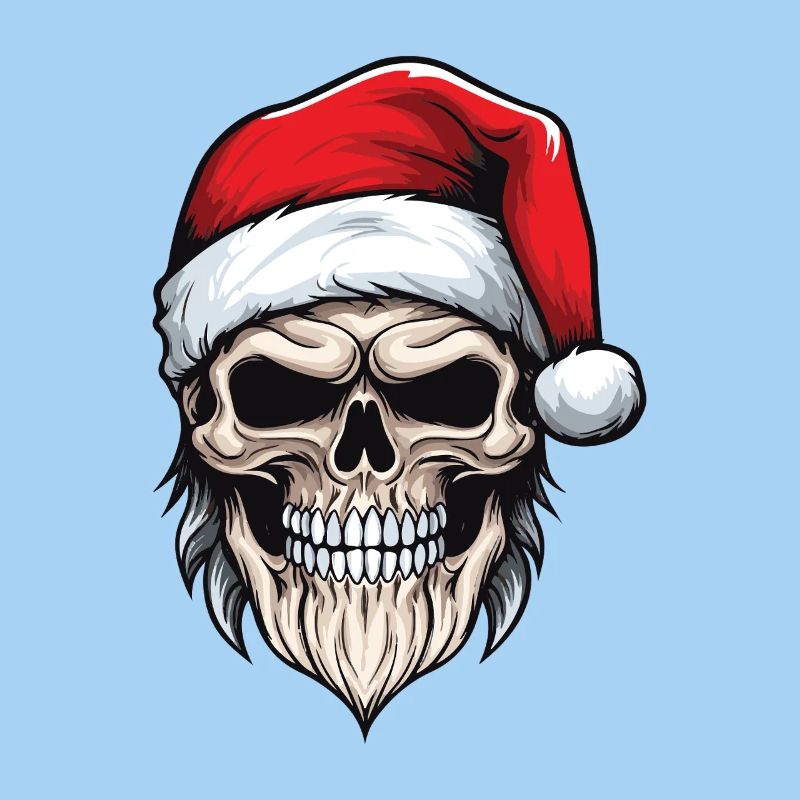 Weihnachtsmann Totenkopf