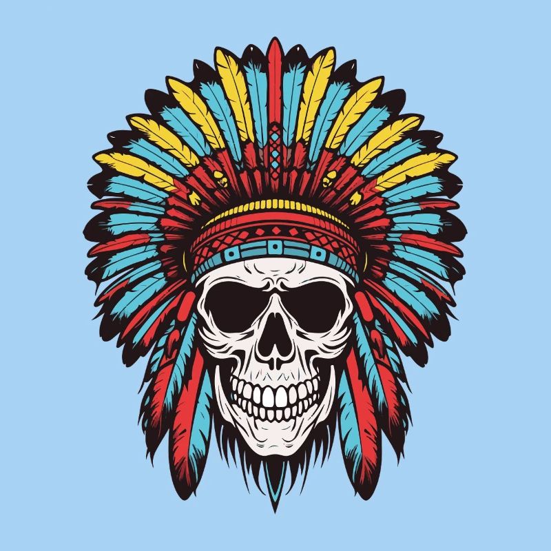 Apache Indian Chief Skull