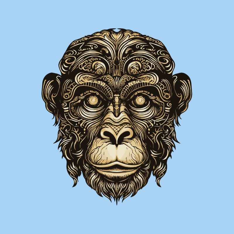 Monkey Portrait