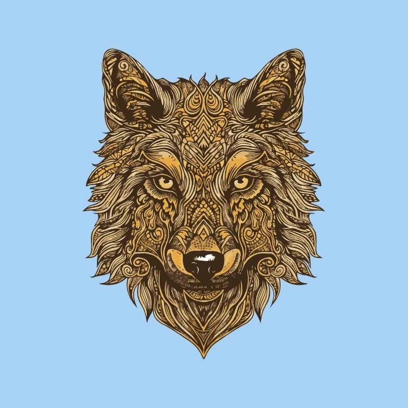 Wolf Porträt