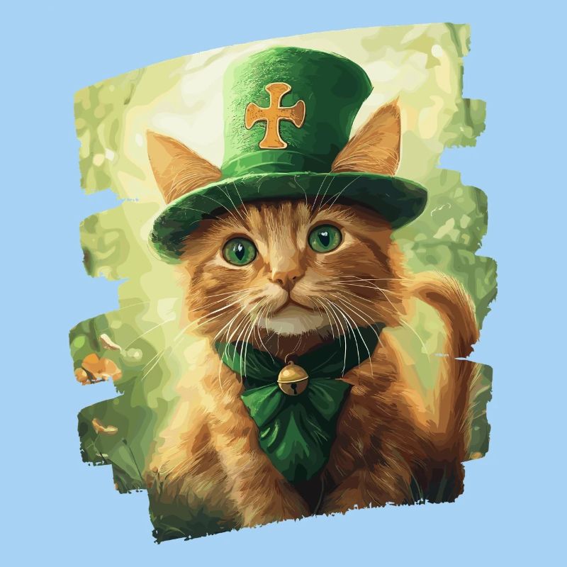 Chat de la Saint-Patrick