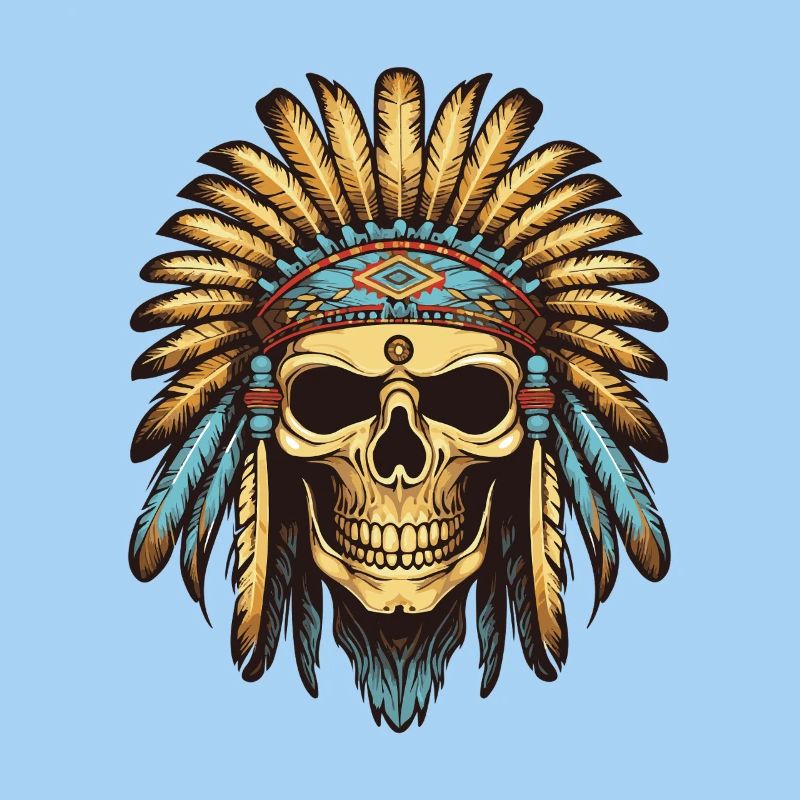 Crâne de chef indien Apache