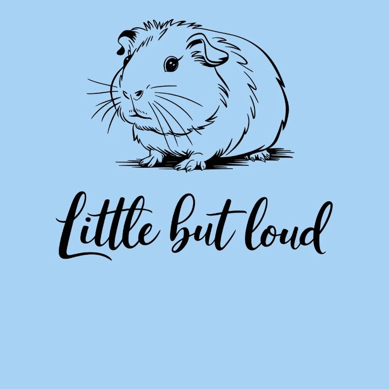 Cochon d’Inde petit mais bruyant
