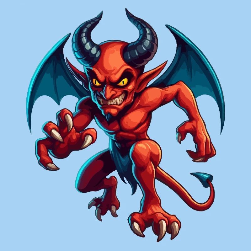 Satan rennt